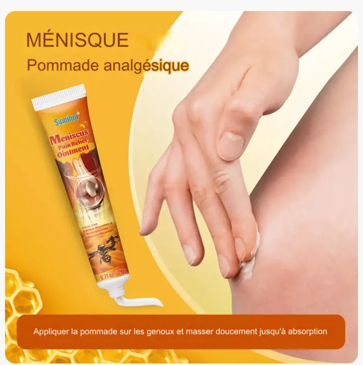 Pommade professionnelle anti-douleurs articulaires, musculaires au venin d'abeille